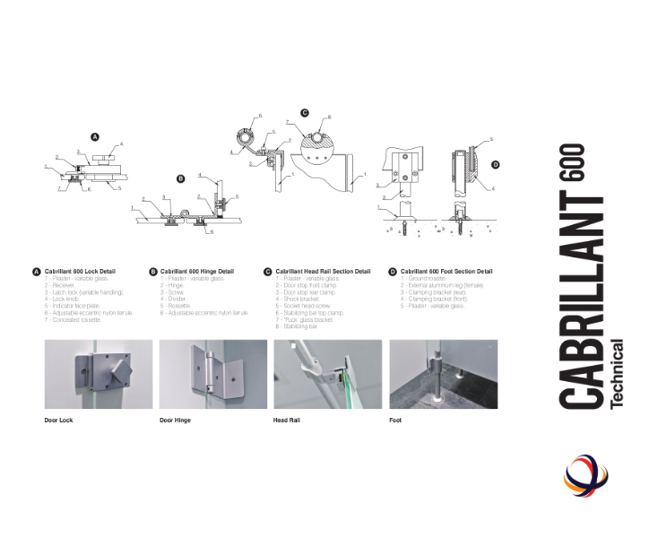 Cabrillant 600 Cubicles Technical Sheet