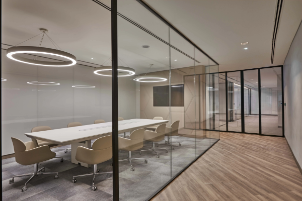 Revolution 54 Slimline Double Glazed Partition