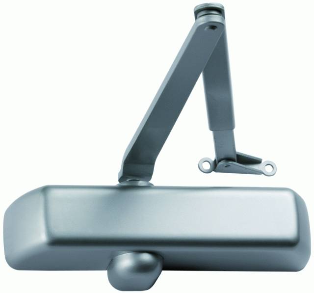 Silver Finish Curve UNION Electro Magnetic Door Closers N8899-4 