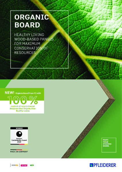 Pfleiderer OrganicBoard 2025