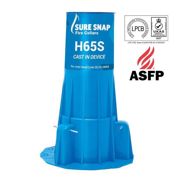 65mm Sure Snap Cast in Fire Collar - Fire Collar