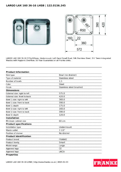 Product Sheet 122.0156.345