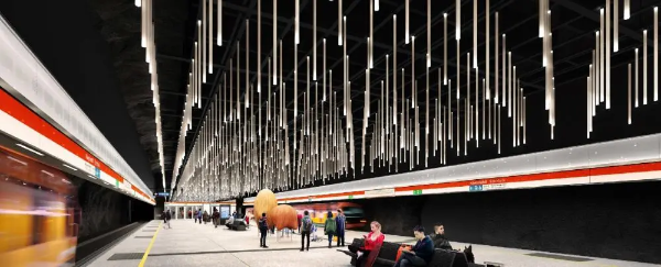 Kivenlahden Metroaseman Tunnelma- ja Yleisvalaistus | Länsimetro