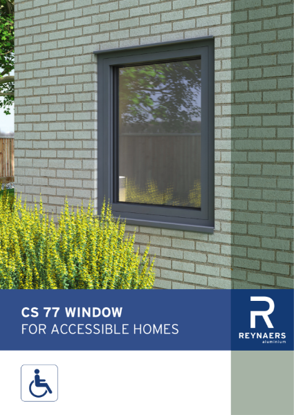 Aluminium window for life time homes - CS 77 life time homes window