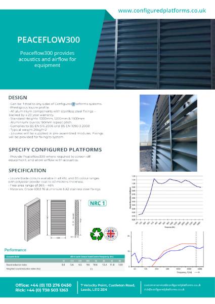 Peaceflow300 Data Sheet