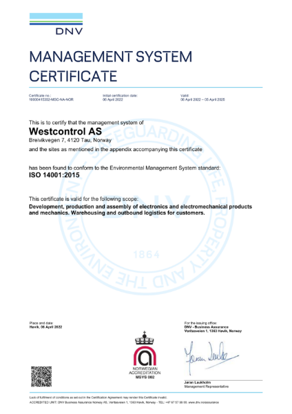 ISO 14001 Environmental Management Systems