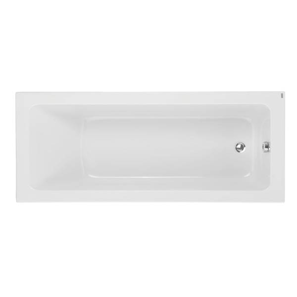 Twyford Aspect Rectangular Bathtub with Low Water Capacity, with Legs, for Heat  Exchanger