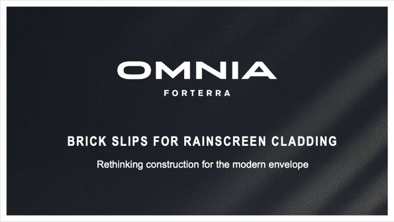 Brick Slips for Rainscreen Cladding - Rethinking Construction for the Modern Envelope