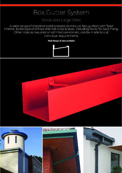 Box gutter system Brochure