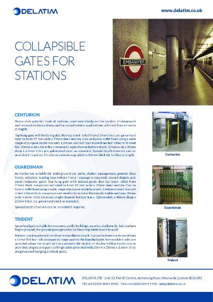 Delatim Collapsible Gates