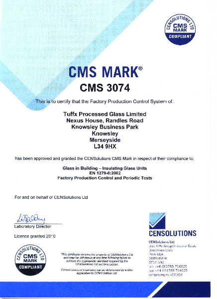 Certificate of Conformity