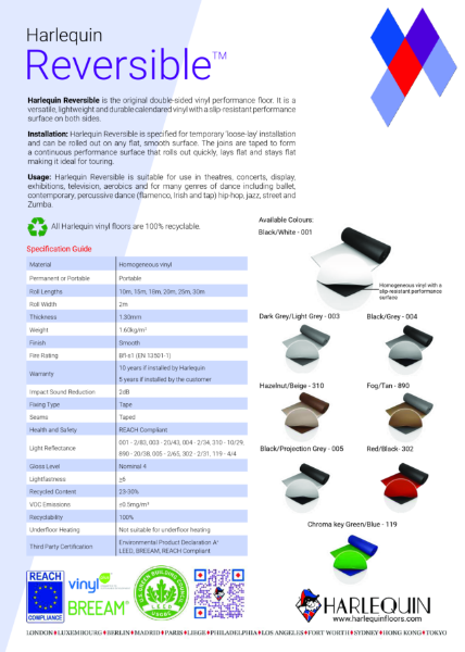 Harlequin Reversible Performance Vinyl Floors
