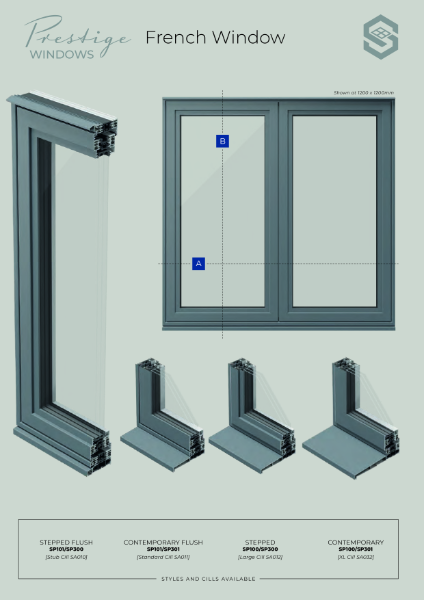 Prestige French Window Data Sheet