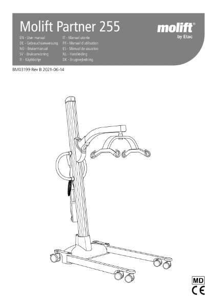 Molift Partner 255 user guide