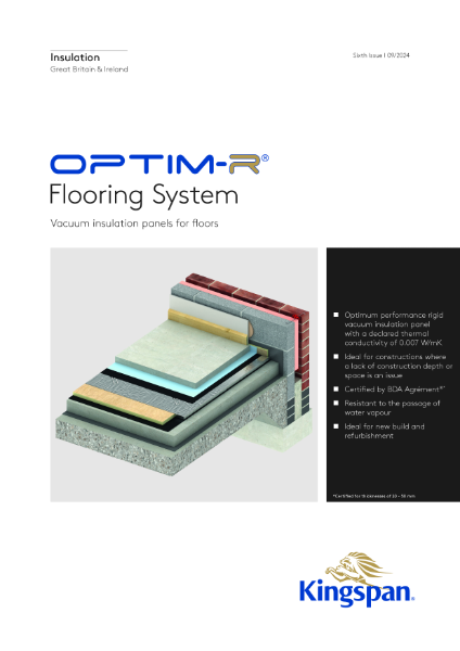 Kingspan OPTIM-R Flooring System brochure