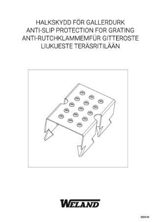 Monteringsanvisning Sklisikringslist Gitterrist
