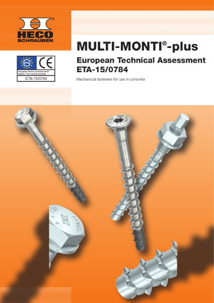 ETA - 15/0784 - Mechanical fasteners for use in concrete 