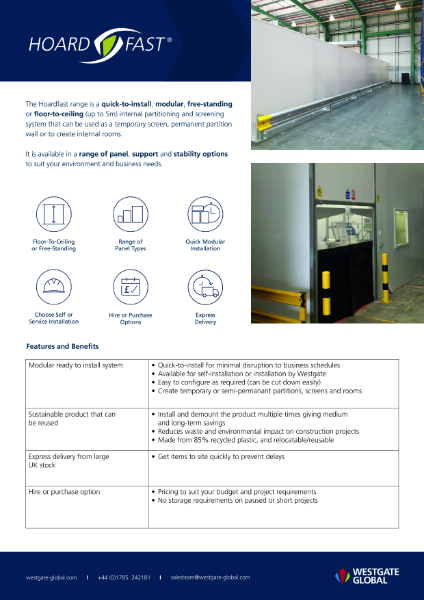 Hoardfast Fact Sheet