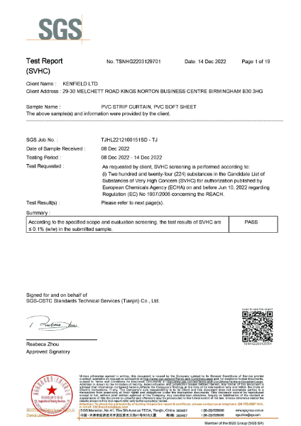 Reach Certificate