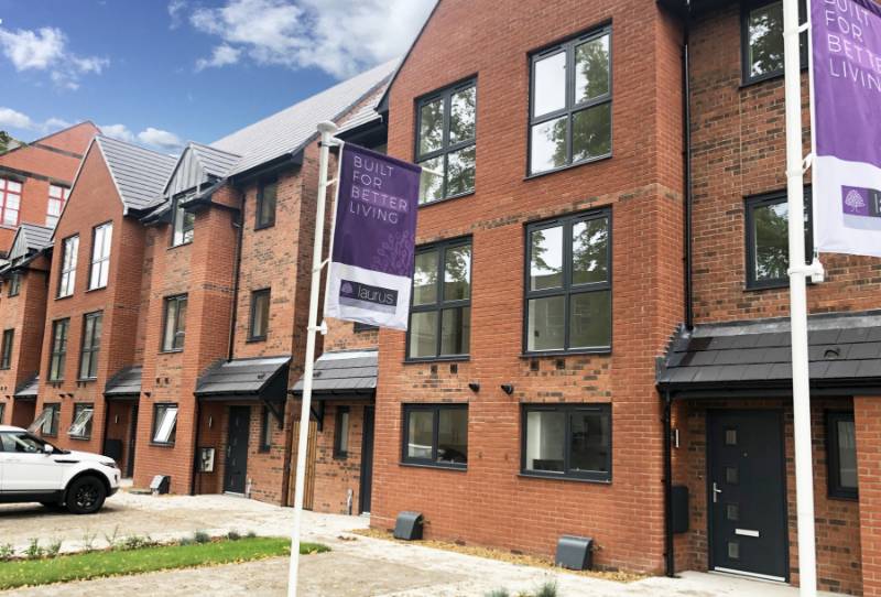 Profile 22 Flush Casement Windows specified for high quality housing development