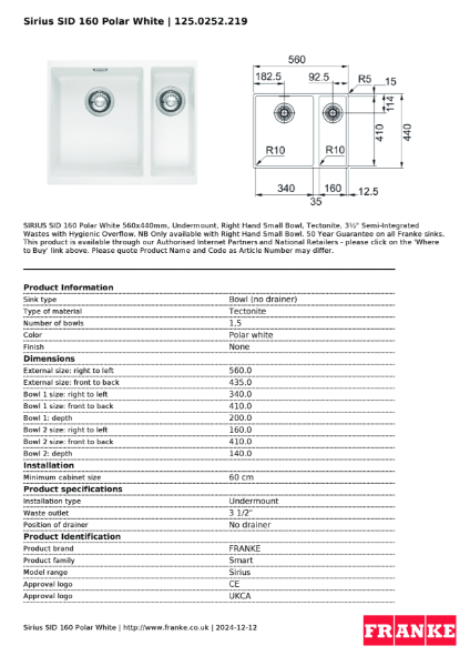 Product Sheet 125.0252.219