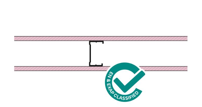 Siniat Single Frame Metal Stud Partition CS70R(400)-12FMR - Metal Stud Partitioning