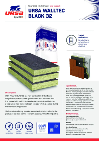 URSA WALLTEC BLACK 32 - Datasheet