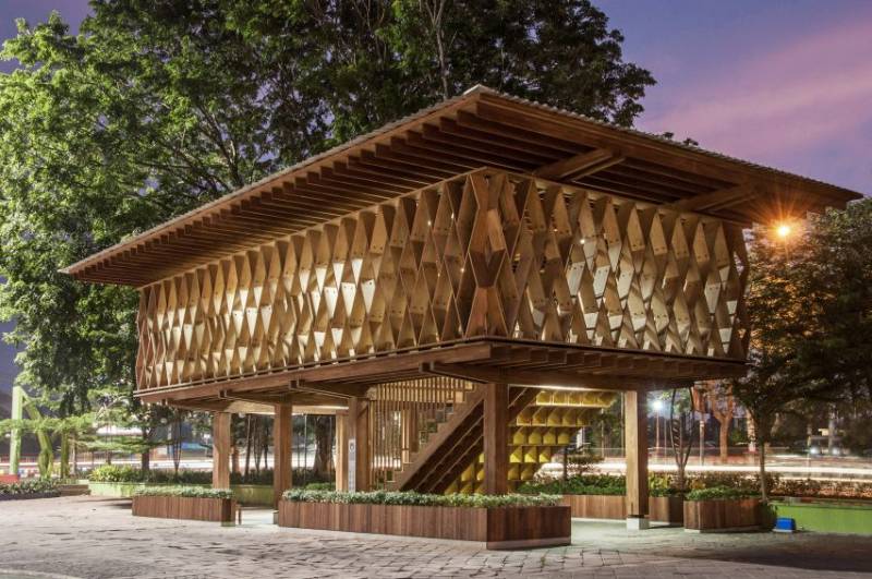 Performance Plywood® Case Study - Microlibrary Warak Kayu