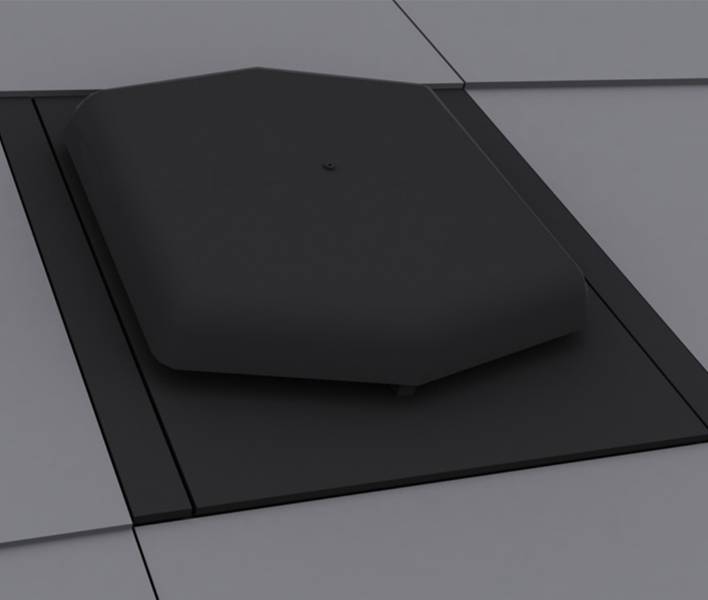 Universal Hooded Slate Vent