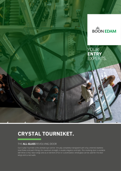 Crystal Tourniket – All-Glass Revolving Door | Brochure | 2021