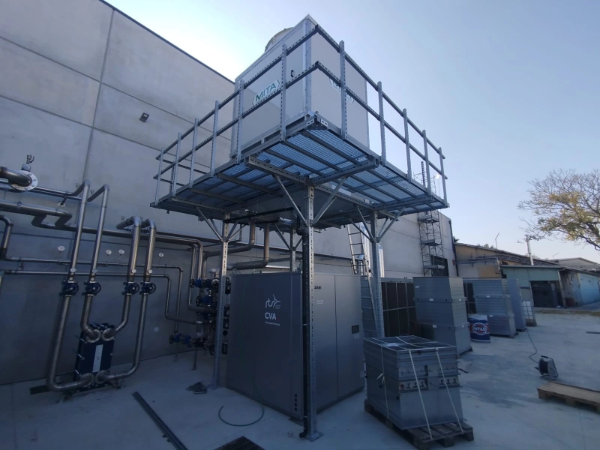 Safe construction of large elevated support frames