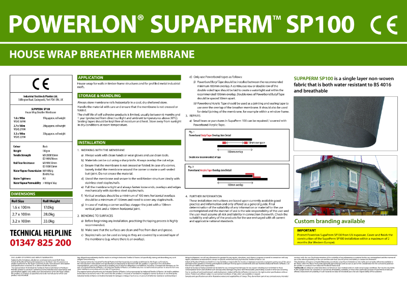 Powerlon SupaPerm SP100 Inst R3-1