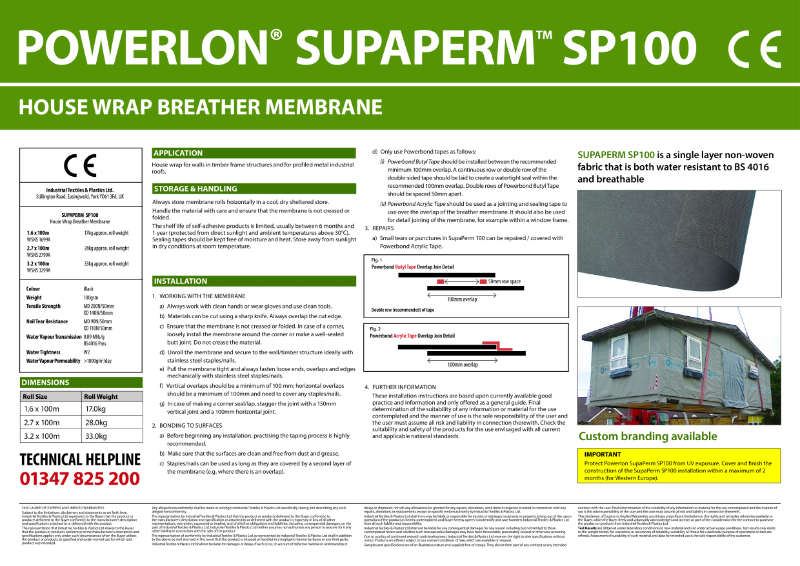 Powerlon® SupaPerm SP100 Inst R3-1