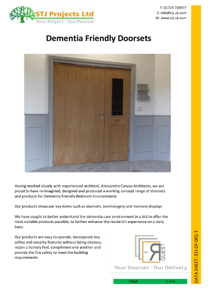 R-Quest Dementia Friendly Doorsets