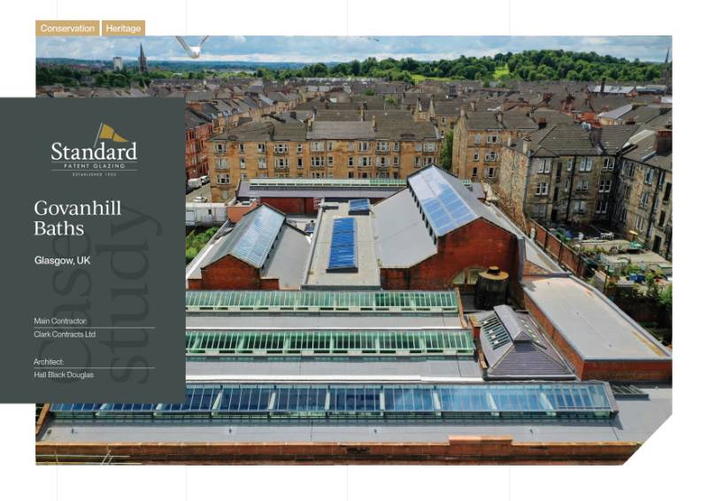 Roof Glazing Replacement at Govanhill Baths, Glasgow