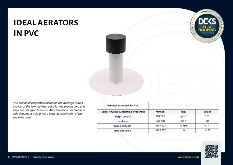Roof Vent - TPE / TPO / PVC / EPDM