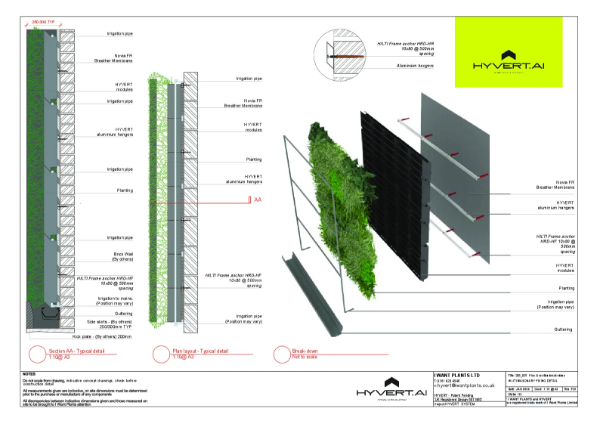 HYVERT Masonry Fixing Detail