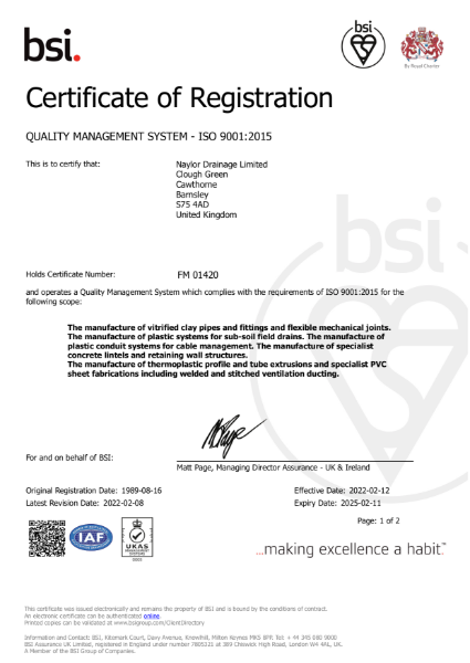 ISO 9001 Quality Management