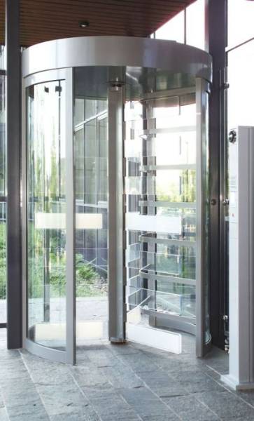 Stainless steel full-height turnstiles