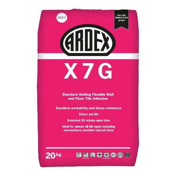 ARDEX X 7 Standard Setting Flexible Tile Adhesive