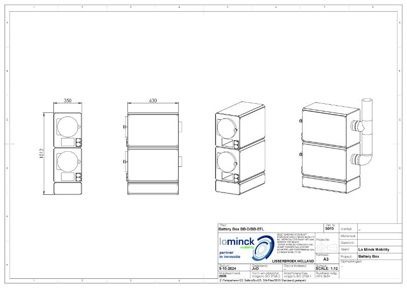 BatteryBox - duo, frame