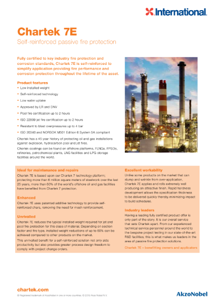 Chartek 7E Factsheet