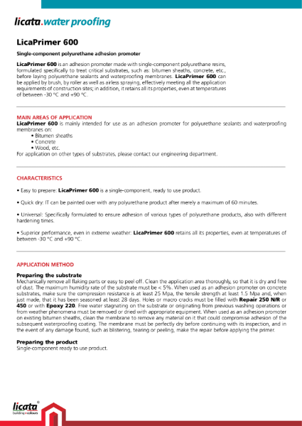 Licata LicaPrimer 600