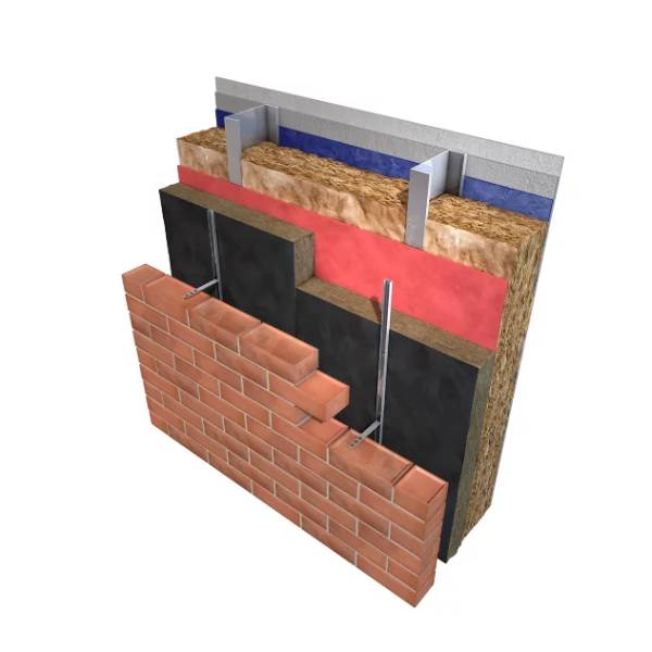 Knauf Insulation - Rocksilk® RainScreen Slab EE - Rainscreen Cavity Insulation - Rock Mineral Wool Slab