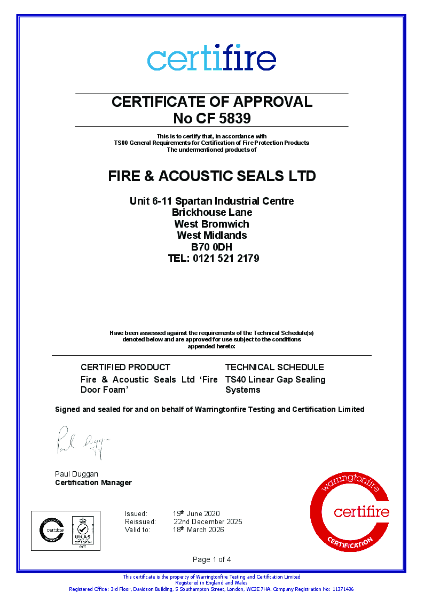 Certifire Certificate