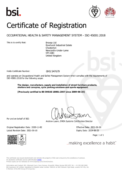 ISO 45001 Health and Safety Management