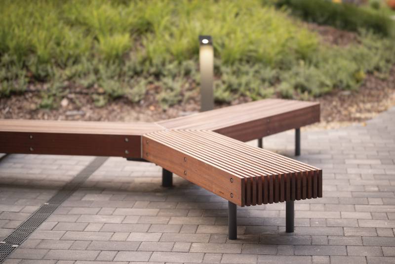 Woody, Woody Solar, Woody Scorpio Bench - Outdoor Benches/ Seating