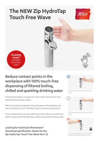 HydroTap Touch Free Wave Brochure