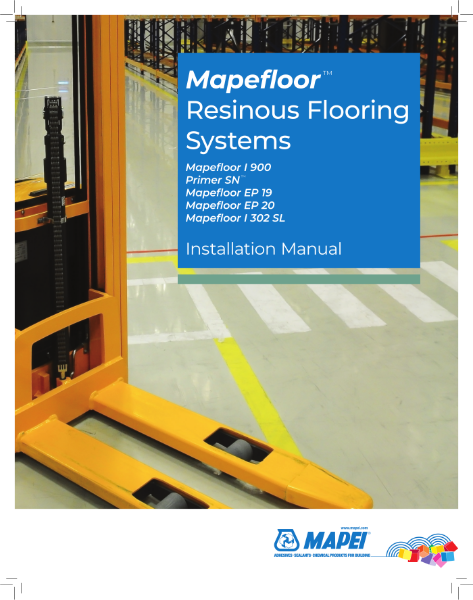 Mapefloor Resinous Flooring Systems - Installation Manual