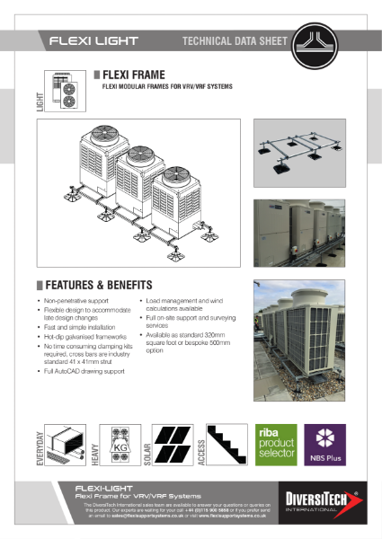 FLEXI LIGHT - FLEXI FRAME (VRV AND VRF) TDS